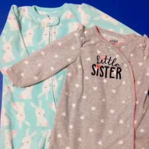 Fleece Baby PJs!